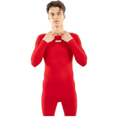 JAKO unisex långärmad skjorta lätt, röd, S JAKO unisex långärmad skjorta lätt, röd, S