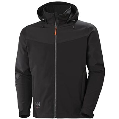 Helly Hansen Helly-Hansen Herr Oxford H. Softs jacka, Svart/Ebenholts, L Helly Hansen Helly-Hansen Herr Oxford H. Softs jacka, Svart/Ebenholts, L