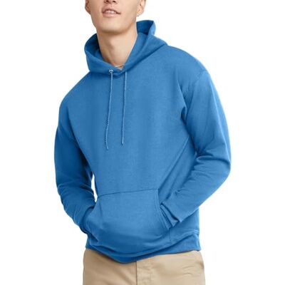 Hanes Herrtröja, EcoSmart fleece, huvtröja, bomullsblandning, fleece, sweatshirt, plysch, fleece, pullover, huvtröja, Denim blå, M Hanes Herrtröja, EcoSmart fleece, huvtröja, bomullsblandning, fleece, sweatshirt, plysch, fleece, pullover, huvtröja, Denim blå, M