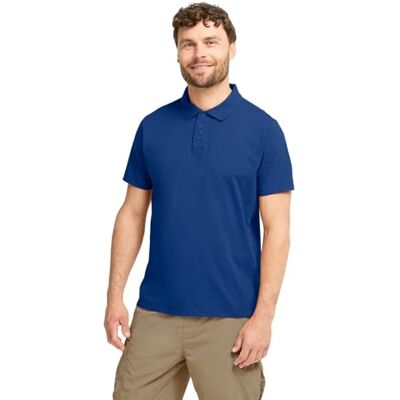 Jack Wolfskin TRAVEL Polo M, Blå orkidé, L Jack Wolfskin TRAVEL Polo M, Blå orkidé, L