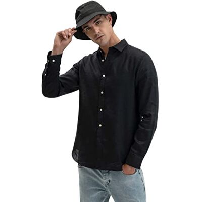 Gianni Lupo Herr GL7619S Blus, Svart, XXXL Gianni Lupo Herr GL7619S Blus, Svart, XXXL