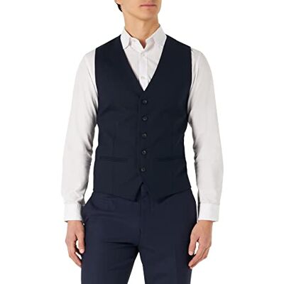 SELECTED HOMME herrväst klassisk, marinblå blazer, 42 SELECTED HOMME herrväst klassisk, marinblå blazer, 42