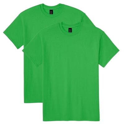 Gildan herrskjorta, Irländsk grön (2-pack), XL Gildan herrskjorta, Irländsk grön (2-pack), XL
