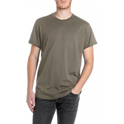 Replay herr tshirt, 759 Mud Green, M Replay herr tshirt, 759 Mud Green, M