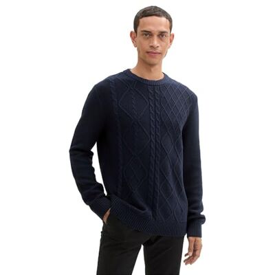 TOM TAILOR herrtröja, 10668 – himmelskaptensblå, XL TOM TAILOR herrtröja, 10668 – himmelskaptensblå, XL