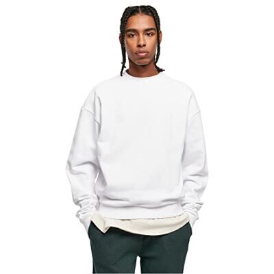Urban Classics Sweatshirt för män, Vit, XXL Urban Classics Sweatshirt för män, Vit, XXL