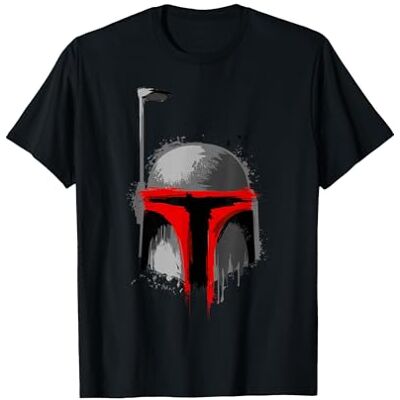 Star Wars Boba Fett pensel T-shirt för män, Svart, XL Star Wars Boba Fett pensel T-shirt för män, Svart, XL