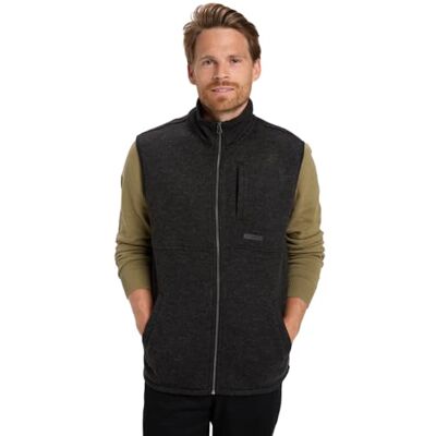 Quiksilver Keller väst fleecetröja svart M Quiksilver Keller väst fleecetröja svart M