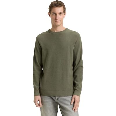 TOM TAILOR herrtröja, 39401 – Tea Leaf Melange, S TOM TAILOR herrtröja, 39401 – Tea Leaf Melange, S