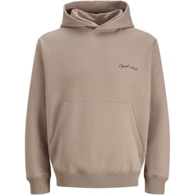JACK & JONES Jorgrand Midtown Sweat Hood, mocha meringue, M JACK & JONES Jorgrand Midtown Sweat Hood, mocha meringue, M
