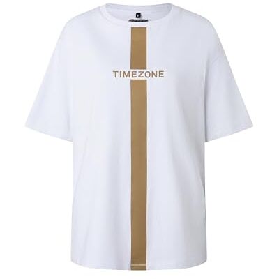 Timezone 30 år unisex t-shirt, Vitt med guld, M Timezone 30 år unisex t-shirt, Vitt med guld, M