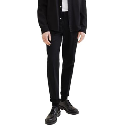 TOM TAILOR Denim herr avslappnade tapered byxor, 29999 Svart, 32W x 34L TOM TAILOR Denim herr avslappnade tapered byxor, 29999 Svart, 32W x 34L