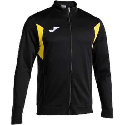 Joma Sweatshirt för män – Winner III – dragkedja, Svart, gul, 5XS Joma Sweatshirt för män – Winner III – dragkedja, Svart, gul, 5XS