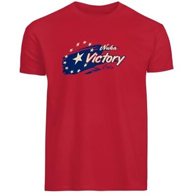 DPI Merchandising GmbH Fallout Nuka Victory stickad, Färg: röd, XL DPI Merchandising GmbH Fallout Nuka Victory stickad, Färg: röd, XL