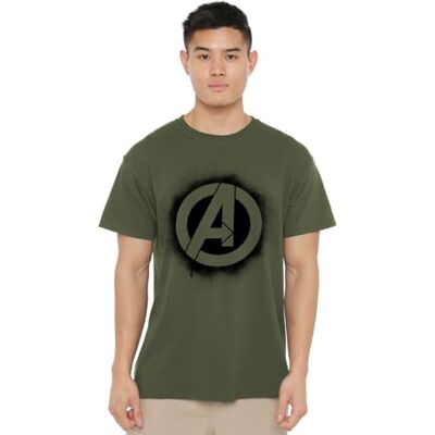 Marvel herr Avengers Stencil Logo T-shirt Marvel herr Avengers Stencil Logo T-shirt