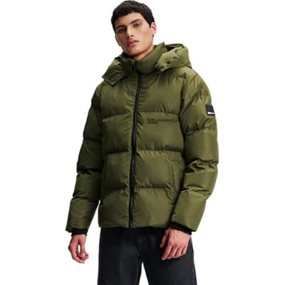 KARL LAGERFELD JEANS , Herr, Puffer, Regular Fit, Grön, L KARL LAGERFELD JEANS , Herr, Puffer, Regular Fit, Grön, L