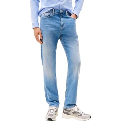 Tommy Jeans Herr Ryan Slim STR CH0237 DM0DM207581A4020 Rak, Denim (Denim Medium), 3238, Denim (denim medium), 32W x 38L Tommy Jeans Herr Ryan Slim STR CH0237 DM0DM207581A4020 Rak, Denim (Denim Medium), 3238, Denim (denim medium), 32W x 38L