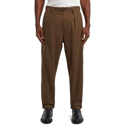 G-STAR RAW G-STAR Pleated Chino Relaxed Tapered Pants, flerfärgade (Desert Palm/Deep Brown HB D24543-d731-h616), 29W/30L herr, Flerfärgad (Desert Palm/Deep Brown Hb D24543-d731-h616), 29W x 30L G-STAR RAW G-STAR Pleated Chino Relaxed Tapered Pants, flerfärgade (Desert Palm/Deep Brown HB D24543-d731-h616), 29W/30L herr, Flerfärgad (Desert Palm/Deep Brown Hb D24543-d731-h616), 29W x 30L