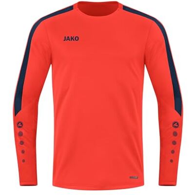 JAKO herr sweatshirt kraft, flamma/marinblå, M JAKO herr sweatshirt kraft, flamma/marinblå, M