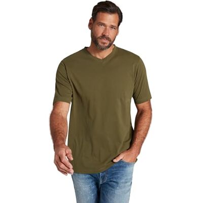 JP 1880 Män, V-hals, upp till 8XL T-shirt, avokadogren (avokadom JP 1880 Män, V-hals, upp till 8XL T-shirt, avokadogren (avokadom