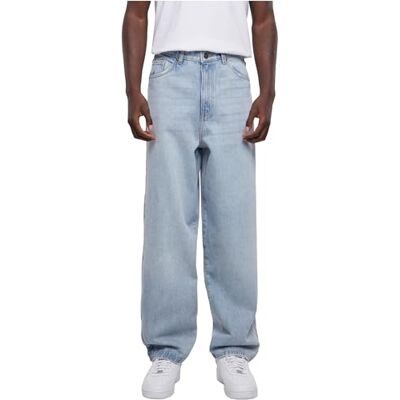 Urban Classics Herrbyxor Heavy Ounce Baggy Fit Jeans New Light Blue tvättad 32, Ny ljusblå tvättad, 32 SE Urban Classics Herrbyxor Heavy Ounce Baggy Fit Jeans New Light Blue tvättad 32, Ny ljusblå tvättad, 32 SE