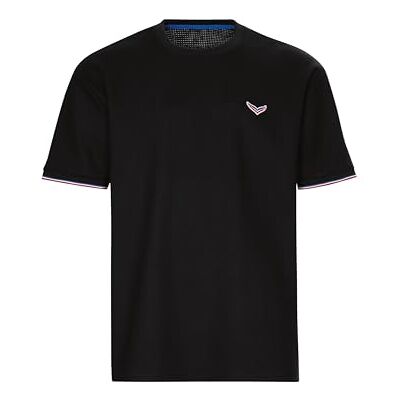 Trigema Oversize T-shirt i våffelutseende, svart, M Trigema Oversize T-shirt i våffelutseende, svart, M