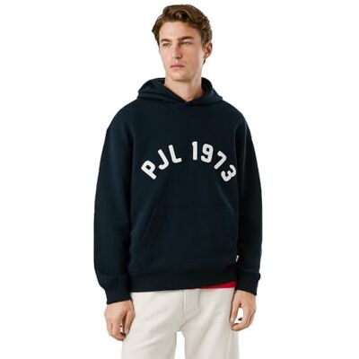 Pepe Jeans herr MAVERICK huvtröja sweatshirt, blå (DULWICH BLUE), L, Blå (Dulwich blå), L Pepe Jeans herr MAVERICK huvtröja sweatshirt, blå (DULWICH BLUE), L, Blå (Dulwich blå), L