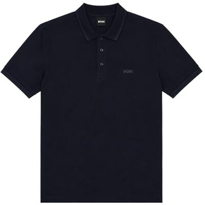 Boss Polo för män, Mörkblå 408, L Boss Polo för män, Mörkblå 408, L