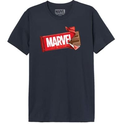 Marvel T-shirt herr, Marin, L Marvel T-shirt herr, Marin, L