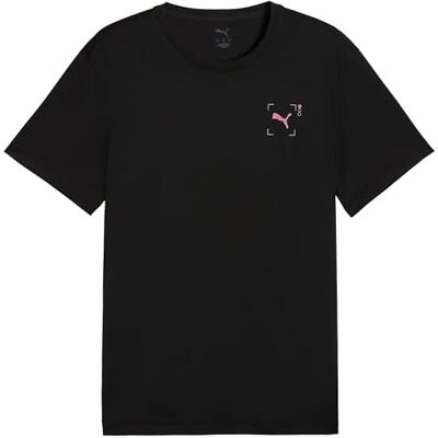 PUMA M Run Illustration Grafisk Tee Svart PUMA M Run Illustration Grafisk Tee Svart