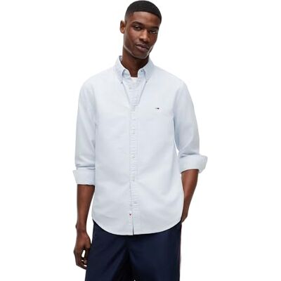 Tommy Jeans herr TJM REG OXFORD SKJORTA EXT L/S skjorta, blå, L, Blå (söt blå), L Tommy Jeans herr TJM REG OXFORD SKJORTA EXT L/S skjorta, blå, L, Blå (söt blå), L