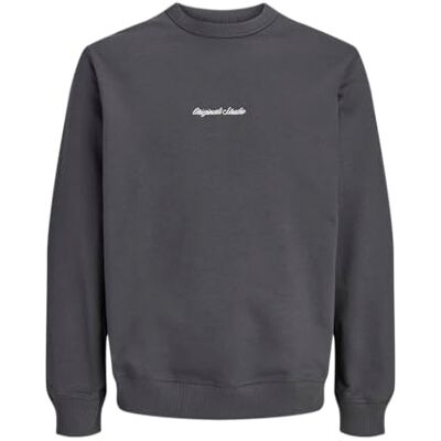JACK & JONES Jornorrebro Emb Sweat Crew Noos, asfalt, M JACK & JONES Jornorrebro Emb Sweat Crew Noos, asfalt, M