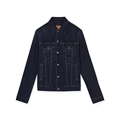 Teddy Smith Herr, Randall Denim Sweatshirt, Vintage/Indigo, XL, Gammal/bläck, S Teddy Smith Herr, Randall Denim Sweatshirt, Vintage/Indigo, XL, Gammal/bläck, S