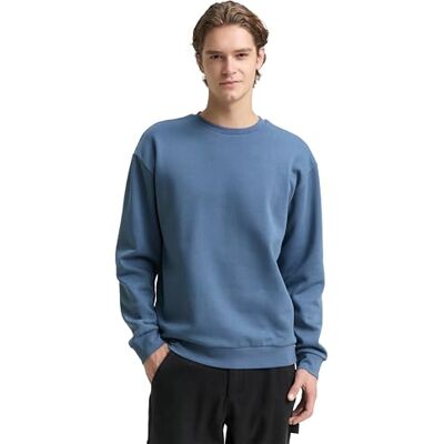 TOM TAILOR Denim herr sweatshirt, 28969 – Dusty Denim Blue, S TOM TAILOR Denim herr sweatshirt, 28969 – Dusty Denim Blue, S