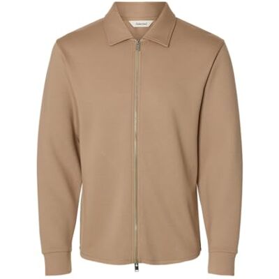 SELECTED MEN Slhemanuel mjuk full dragkedja sweat Noos, Savannah Tan, XL SELECTED MEN Slhemanuel mjuk full dragkedja sweat Noos, Savannah Tan, XL