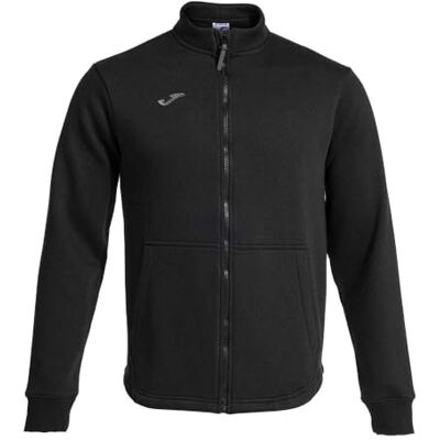 Joma Tröja för män – komfort – dragkedja, svart, 5XS Joma Tröja för män – komfort – dragkedja, svart, 5XS