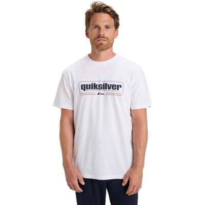 Quiksilver Kortärmad T-shirt Box Shaped SS vit XS Quiksilver Kortärmad T-shirt Box Shaped SS vit XS