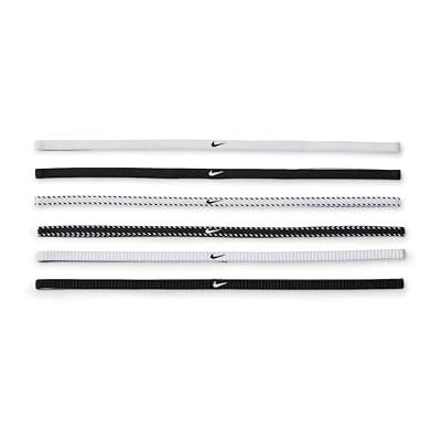 NIKE Flex Classic Slim 6PK Pannband för man, White/Black/White, One Size NIKE Flex Classic Slim 6PK Pannband för man, White/Black/White, One Size