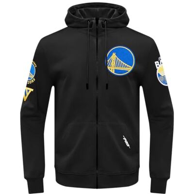 Pro Standard NBA Classic Chenille M Dk Fz huvtröja för män, Svart, L Pro Standard NBA Classic Chenille M Dk Fz huvtröja för män, Svart, L