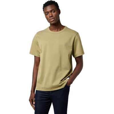 Wrangler Herr Ss Solid T-shirt, ALOE, M Wrangler Herr Ss Solid T-shirt, ALOE, M