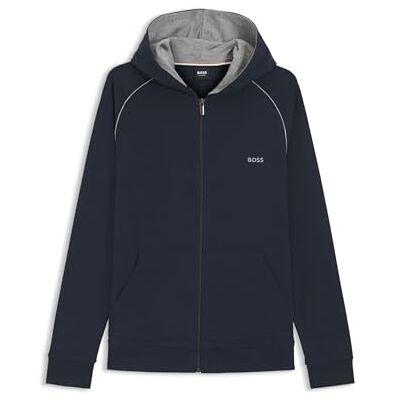 Boss Herr Mix&Match H Loungewear Jacka, Mörkblå403, S Boss Herr Mix&Match H Loungewear Jacka, Mörkblå403, S