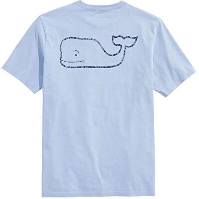 Vineyard Vines Men's Short-Sleeve Vintage Whale Pocket Tee, Jake Blue, X-Small Vineyard Vines Men's Short-Sleeve Vintage Whale Pocket Tee, Jake Blue, X-Small