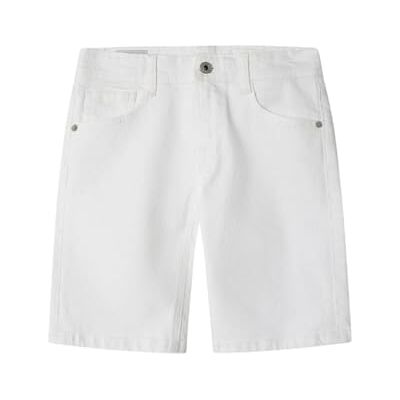 Pepe Jeans pojkar Slim Short HATCHER shorts, vit (Denim-1CA), 8 Pepe Jeans pojkar Slim Short HATCHER shorts, vit (Denim-1CA), 8
