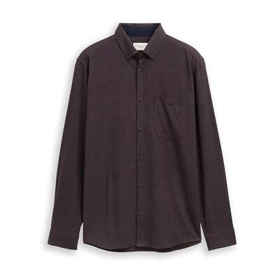 TOM TAILOR herrskjorta, 38928 – Brun Grindle Structure, M TOM TAILOR herrskjorta, 38928 – Brun Grindle Structure, M