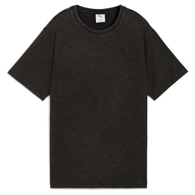 PUMA ESS Elevated Relaxed Wash Tee Black PUMA ESS Elevated Relaxed Wash Tee Black