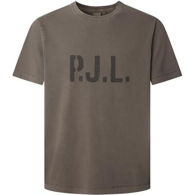 Pepe Jeans herr THYSSEN T-Shirt, brun (mörkbrun), XS, Brun (mörkbrun), XS Pepe Jeans herr THYSSEN T-Shirt, brun (mörkbrun), XS, Brun (mörkbrun), XS