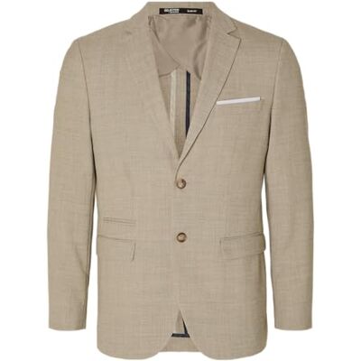 SELECTED HOMME Man enradig kavaj slim fit, sand, 40 SELECTED HOMME Man enradig kavaj slim fit, sand, 40