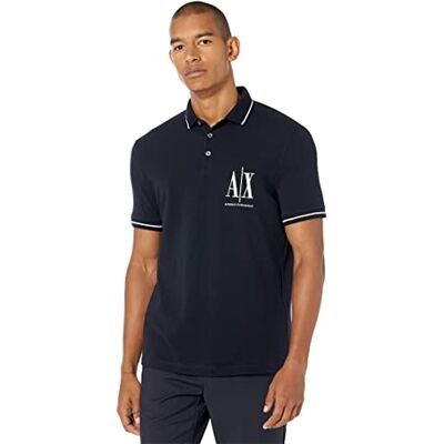 Giorgio Armani Herr New Classic Icon Project Basic Must Have Polo Shirt, blå, XL Giorgio Armani Herr New Classic Icon Project Basic Must Have Polo Shirt, blå, XL