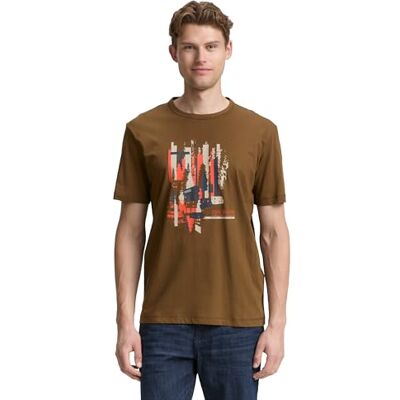 TOM TAILOR T-shirt för män, 23900 – mörk palm, L TOM TAILOR T-shirt för män, 23900 – mörk palm, L
