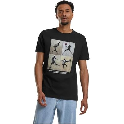 herr t-shirt ball Lifesytle Tee grafisk t-shirt för män, tryck t-shirt, streetwear, svart, XS herr t-shirt ball Lifesytle Tee grafisk t-shirt för män, tryck t-shirt, streetwear, svart, XS